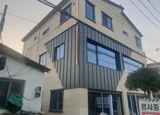상가 징크 공사 이미지